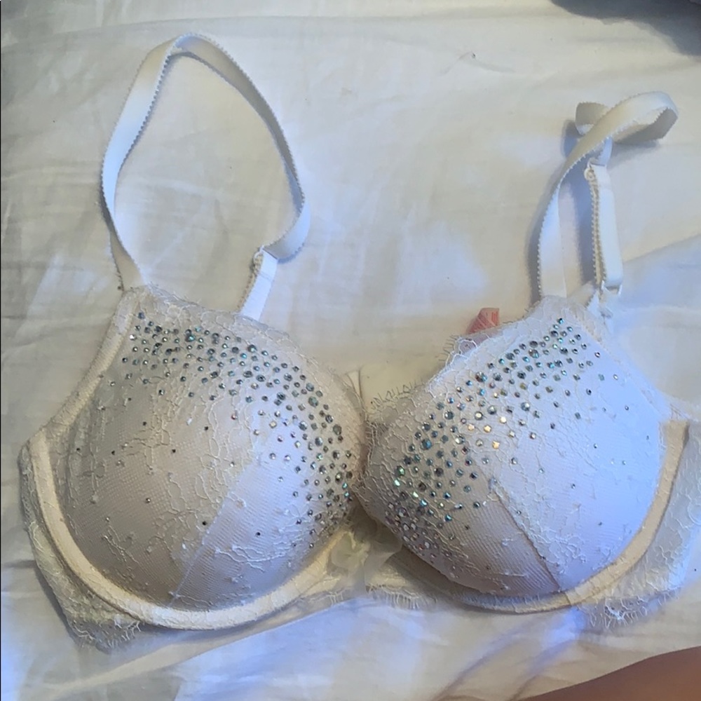 White Dream Angels Push-up Bra 36C